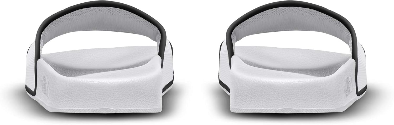 The North Face Women's Base Camp Slide III Sandal - Cushioned, Durable TPU Strap, Indoor & Outdoor Slipper, TNF White/TNF Black, 5 - Image 3