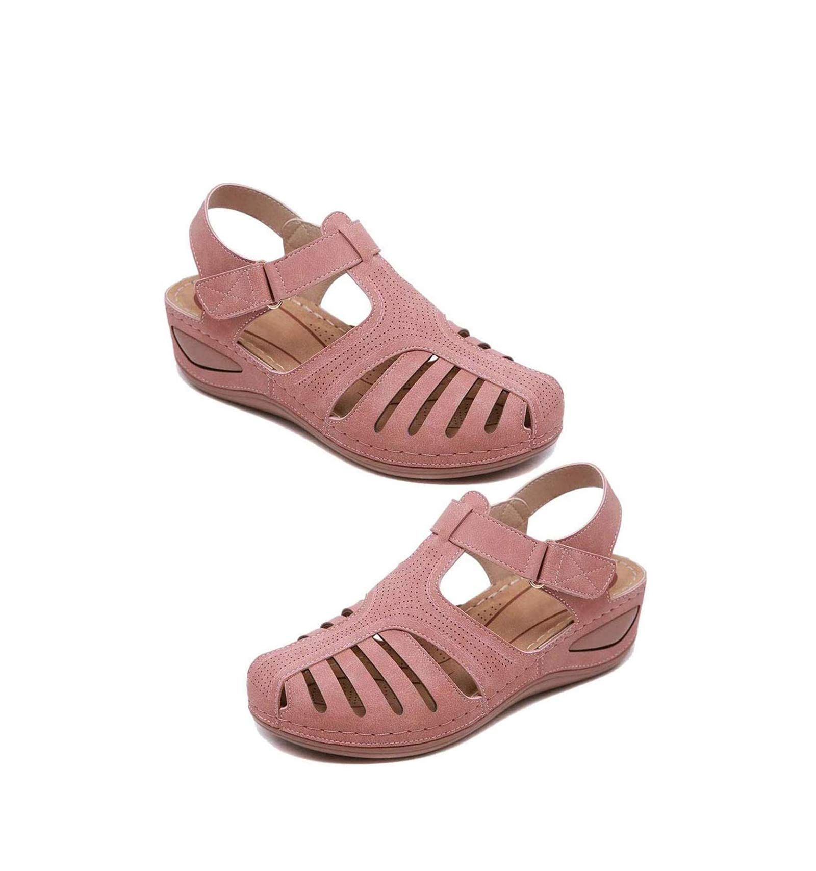 Amazon.com: OMIREL Summer Hollow Out Vintage Wedge Sandal