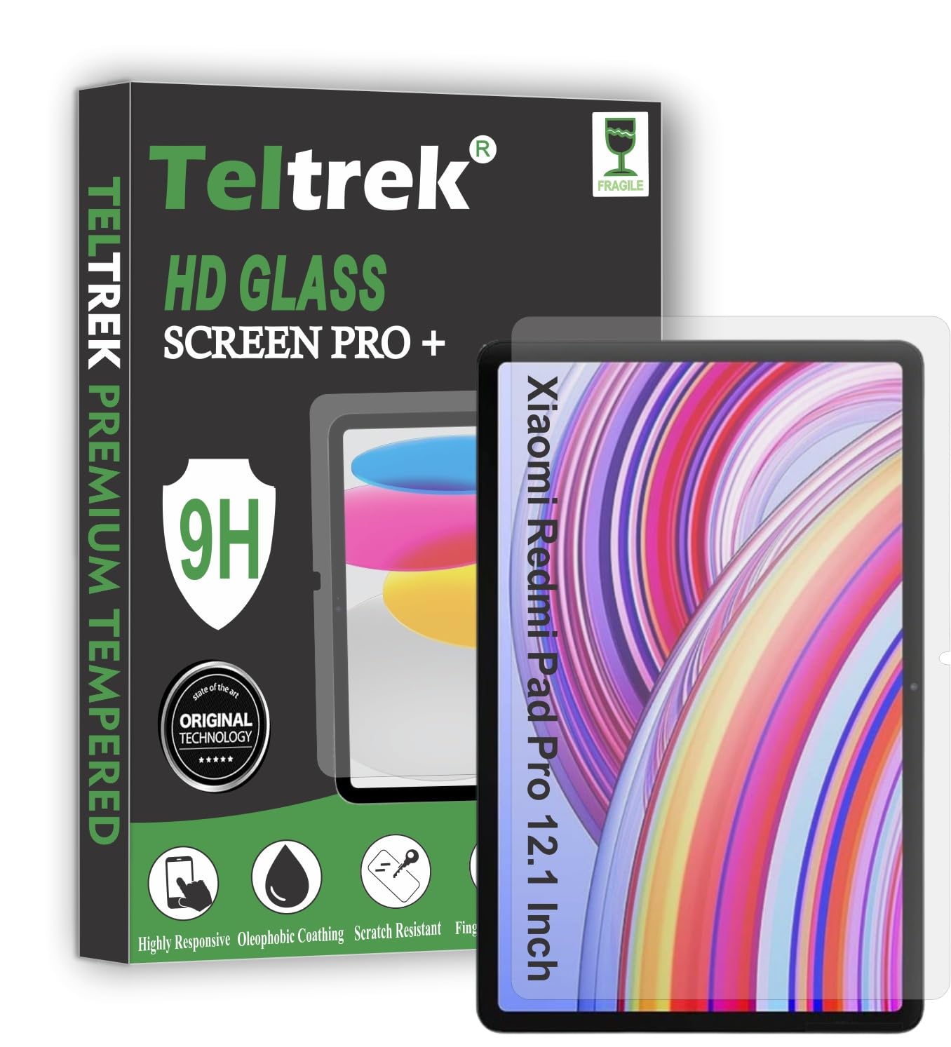 TELTREK ScreenGuard Compatible With Xiaomi Redmi Pad Pro, Redmi Pad Pro 2024 (12.1 Inch) Flexible Fiber Screen Protector Not a Tempered Glass. (B0D56RGQRZ) Amazon Price History, Amazon Price Tracker