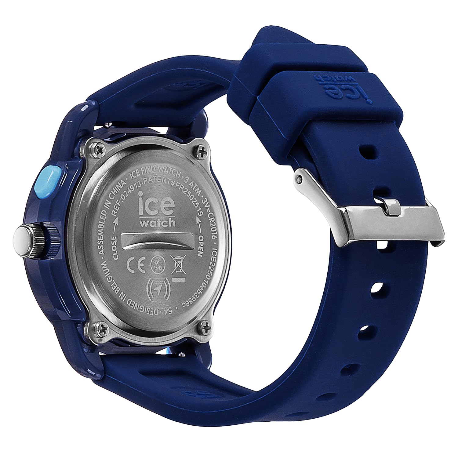 Ice-Watch - Ice find - Geolokalisierbare Uhr mit Find My mit Silikonarmband (Small) - Find My kompatibel, ohne Abonnement und ohne SIM-Karte