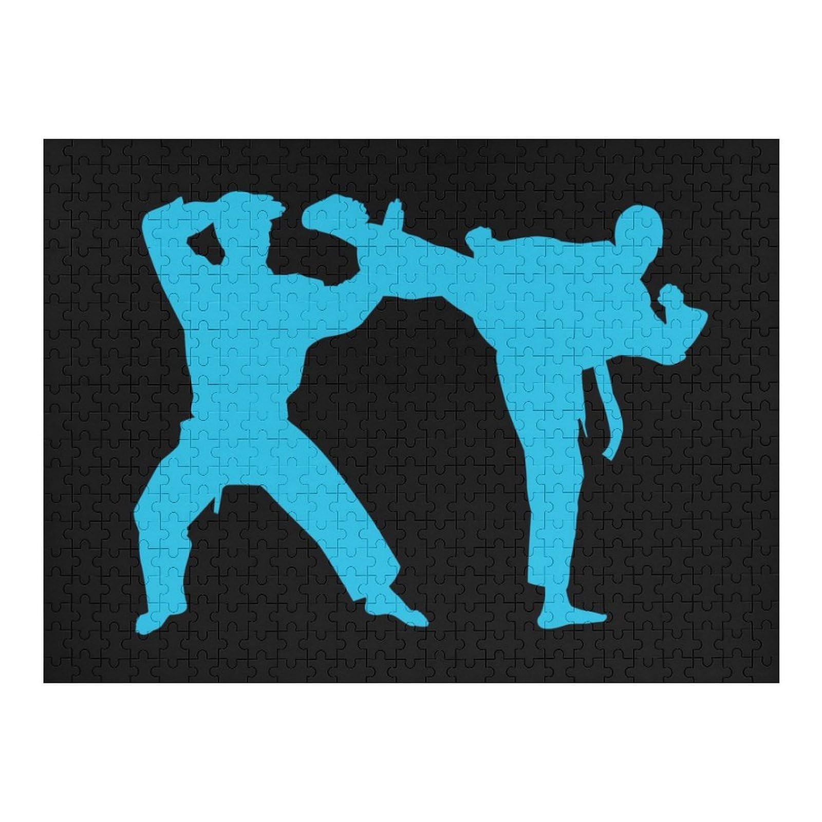 Jigsaw Puzzle 1000pcs(52x38cm) for Adults Karate 6 Teenagers Puzzles Relax Games Presents for Women Unique Birthday And Gifts 1000pcs(52x38cm) — image 1