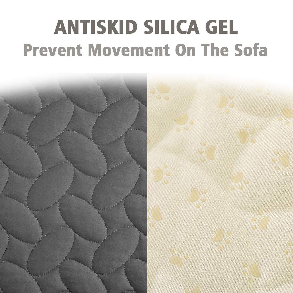 Ameritex Funda de cama para mascotas, manta para sofá y muebles, impermeable, diseño de nuevo patrón (30 x 70 pulgadas, gris oscuro)