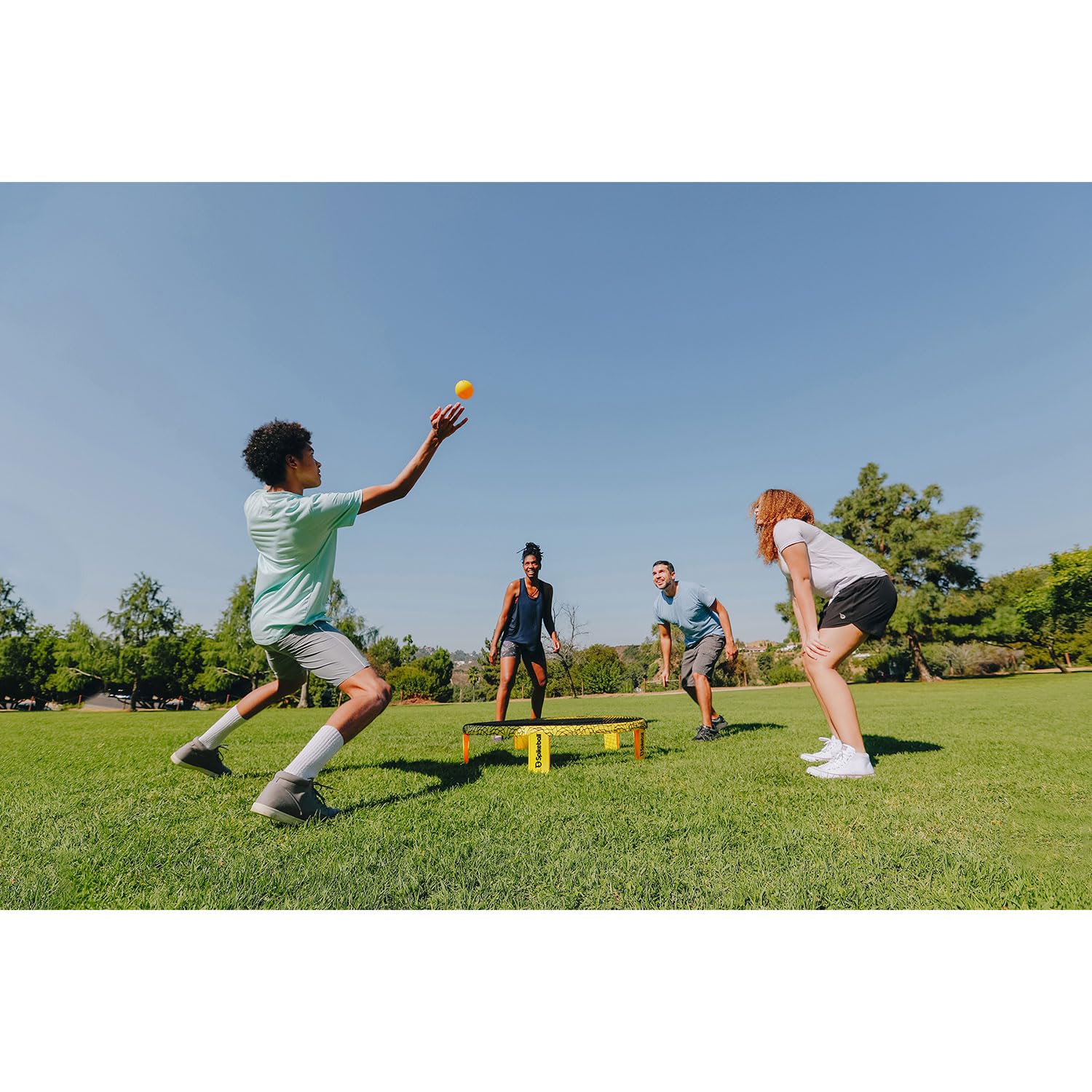 Spikeball Familie Set - XL Netz & Rahmen, 1 XL Ball 1 Regular Ball Limitierte Auflage