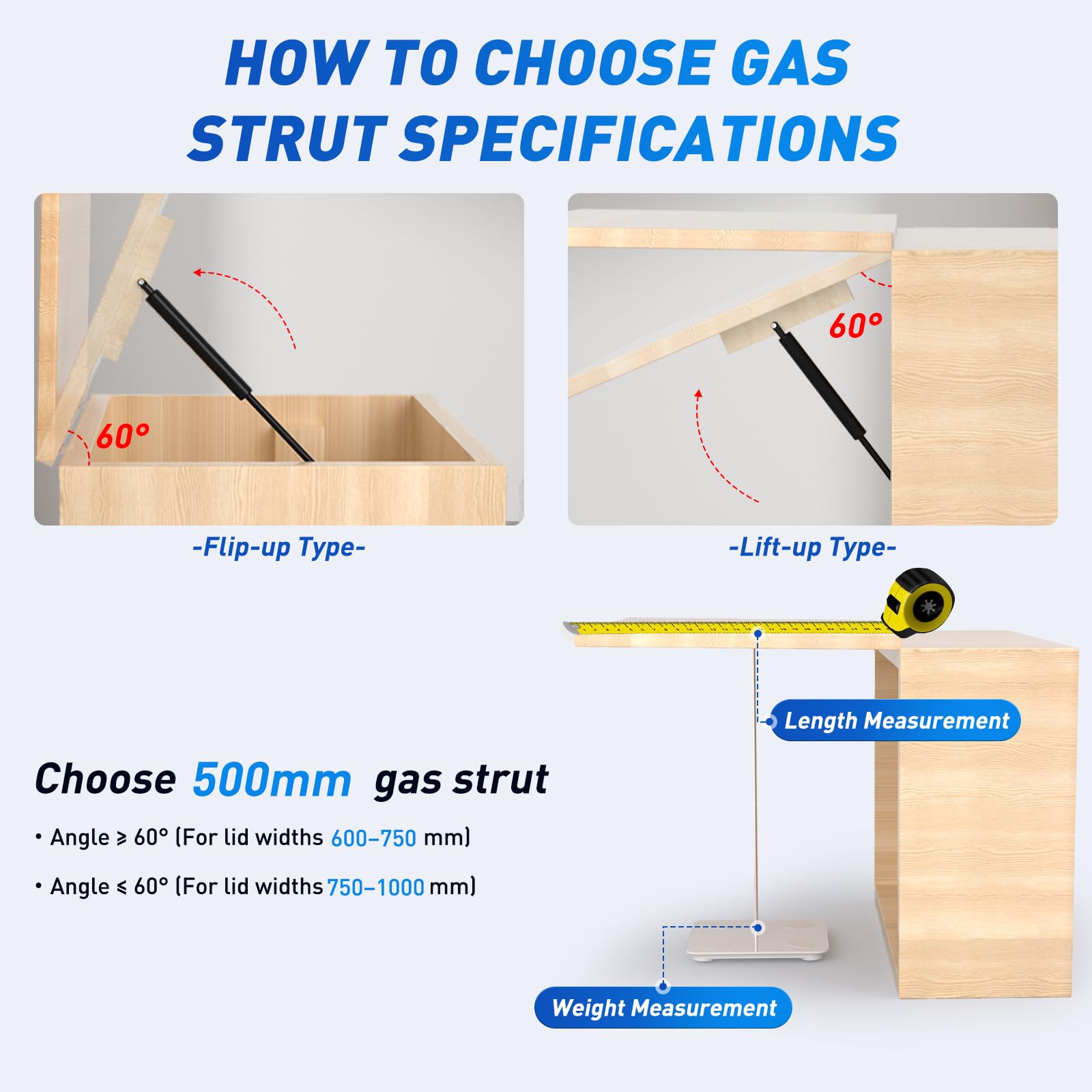Gas Strut 375mm-150N x2 (8mm Shaft) Caravans, Trailers, Canopy