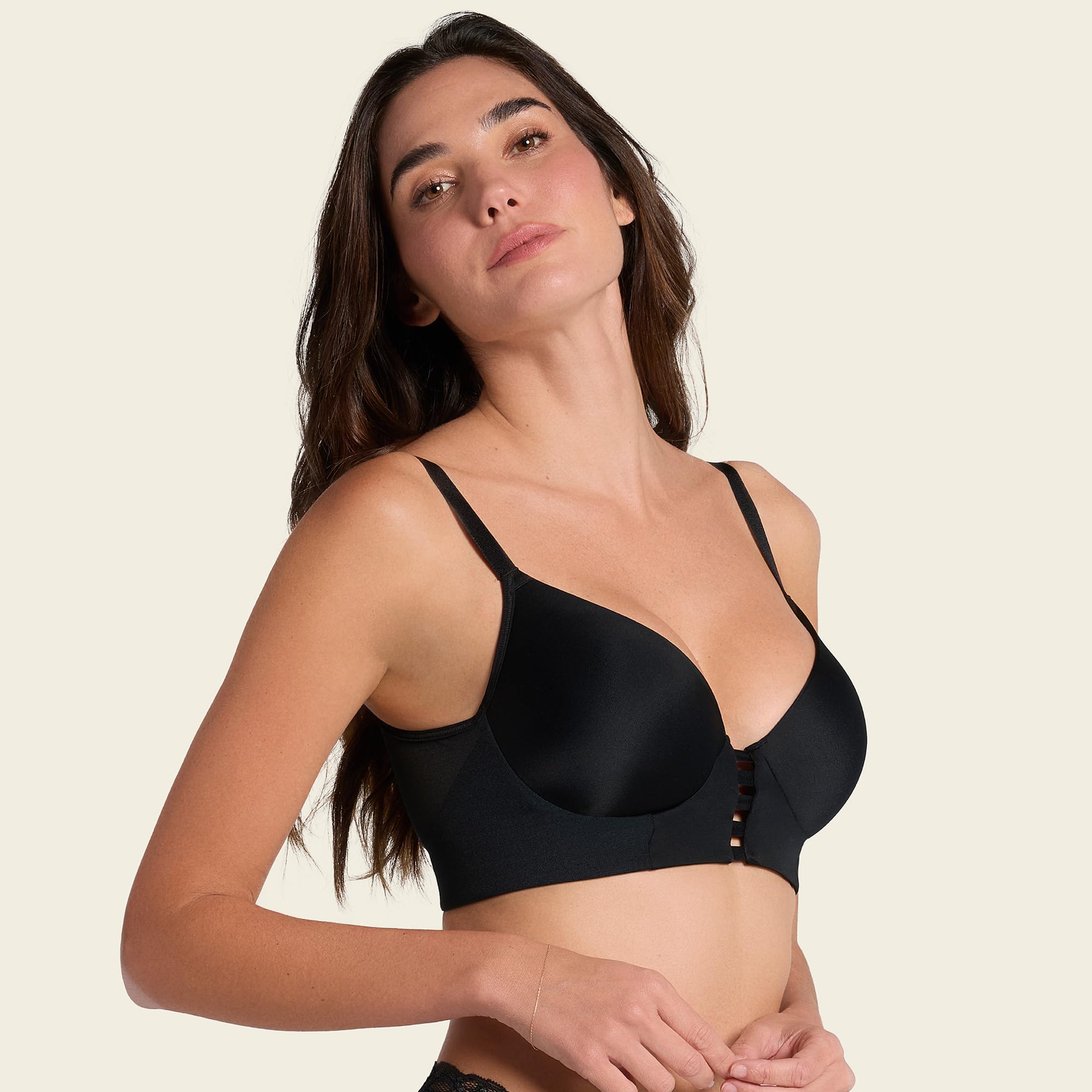 Leonisa Reggiseno a Triangolo con Push e buona Copertura - Memory Bustier