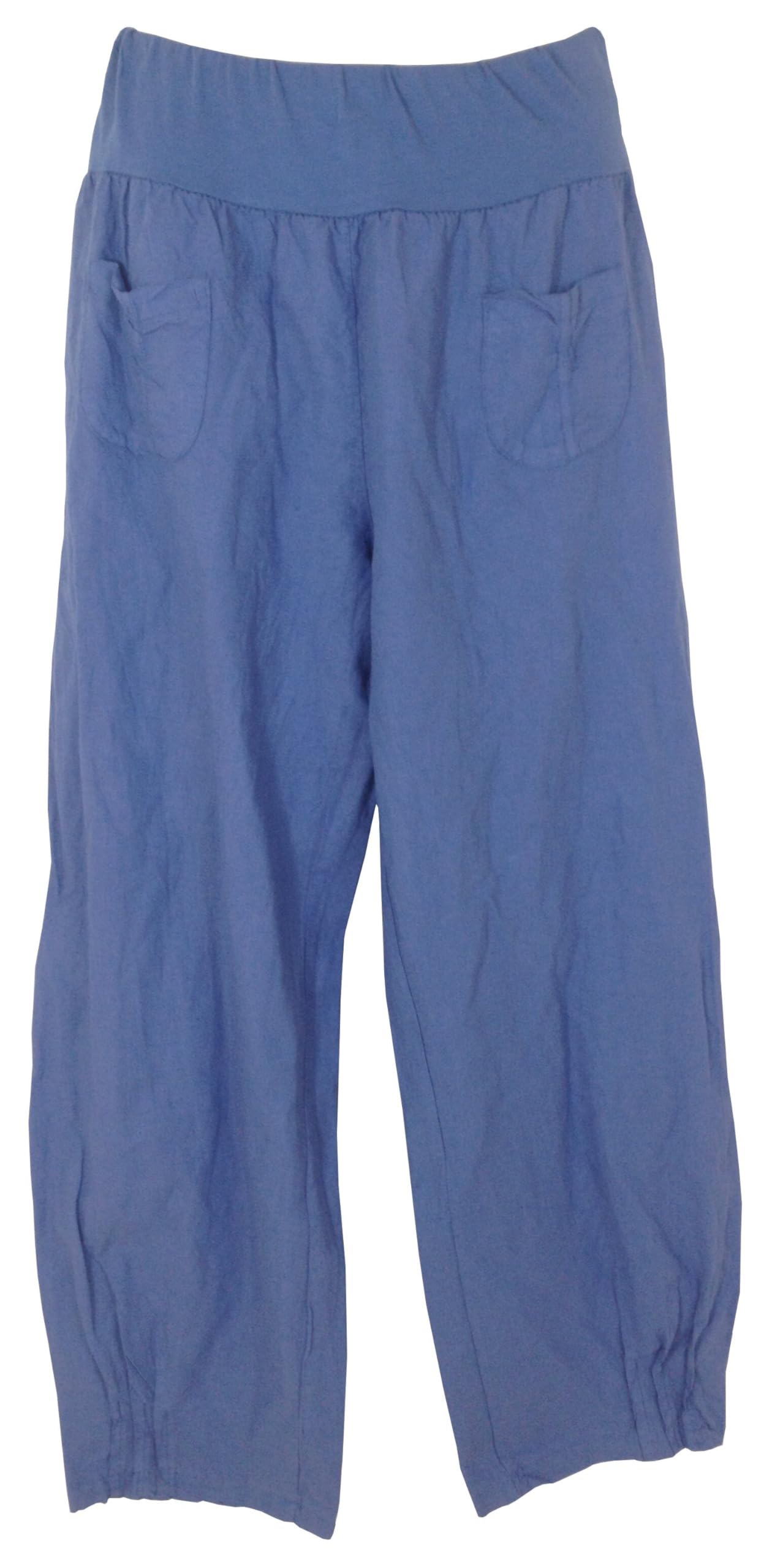Milano Italy Linnen broek met elastische band in beige online kopen | P&C