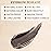 LAVONE Eyebrow Stamp Stencil Kit, Brow Stamp Trio Kit with Waterproof Eyebrow Pencil, Eyebrow Pomade, 20 Eyebrow Stencils, Dual-ended Eyebrow Brush and Sponge Applicator - Dark Coffee