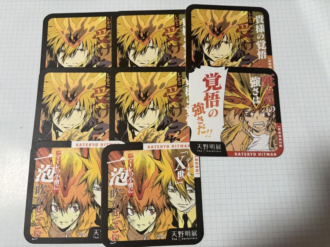 天野明展 沢田綱吉 ツナ マグネット コースター 家庭教師ヒットマンREBORN 天野明展 マグネットステッカー 沢田