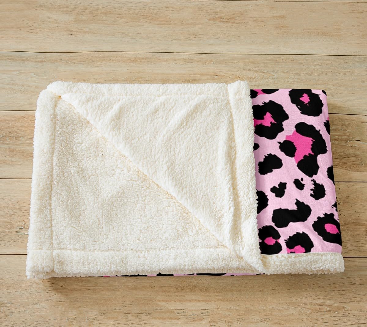 Cool Black African Girl Flannel Fleece Blanket,Pink Black Princess Girls Super Soft Blanket for Bed Sofa Couch,Pink Leopard Print Bed Blanket for Bedroom Decor,Twin 60"x80"