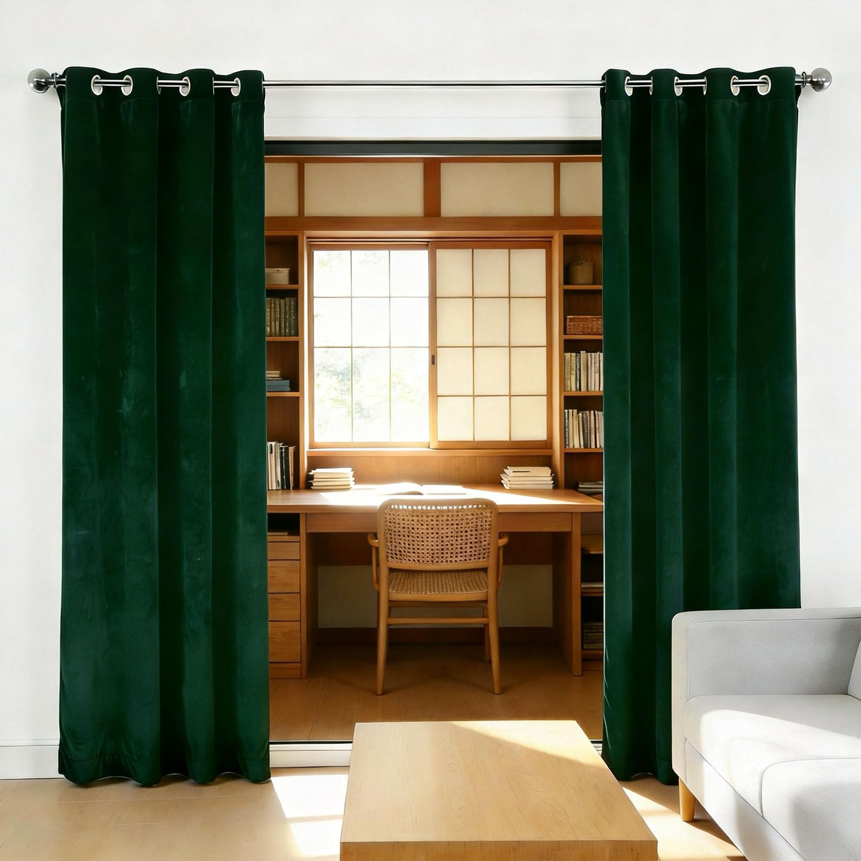 Rideau anti-bruit et thermique 160x240 cm pour un sommeil calme