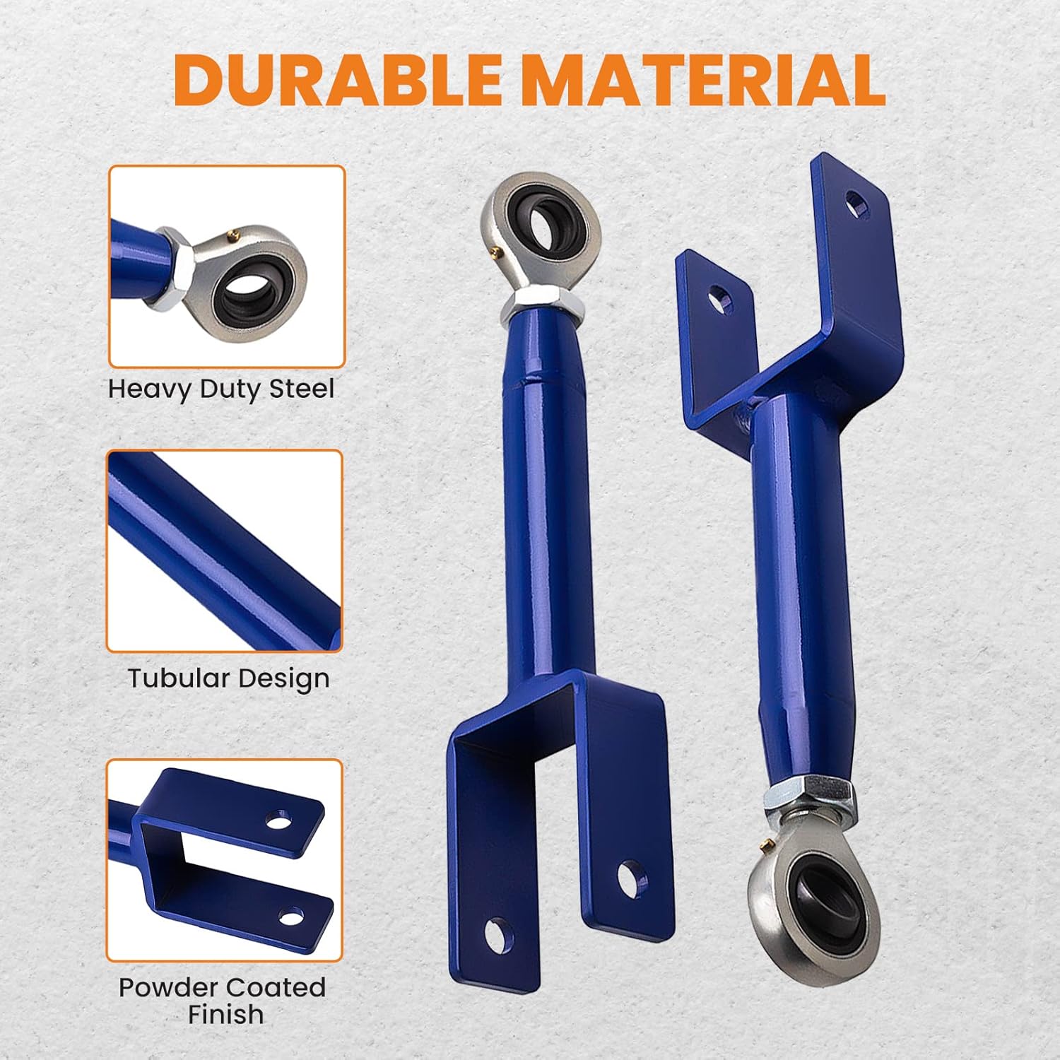 maXpeedingrods Rear Upper Adjustable Control Arms for A-Body Vehicles 1978-1988 for Chevrolet Monte Carlo for Oldsmobile for Buick Regal