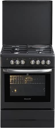 BOSCH HXR39IG20 - Cuisiniere mixte - 3 foyers gaz et 1 électrique