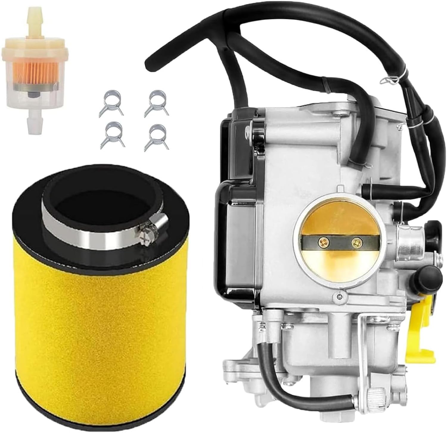 TRX400 Carburetor Fits 1999-2008 Honda Sportrax 400 TRX400EX 2x4, 2001-2015 Honda Sportrax TRX400, 2009-2014 Honda TRX400X, 1999-2000 Honda FourTrax TRX400 Replaces# 16100-HN1-013, 16100-HN1-A43