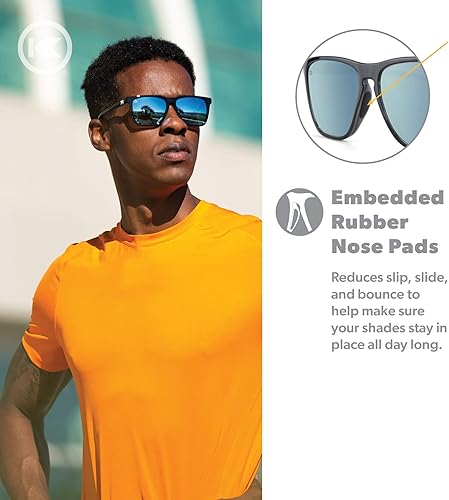 Miniatura 4 de Knockaround Fast Lanes and Fast Lanes Sport Polarized Lightweight Sunglasses for Men & Women - UV400 Protection - Running