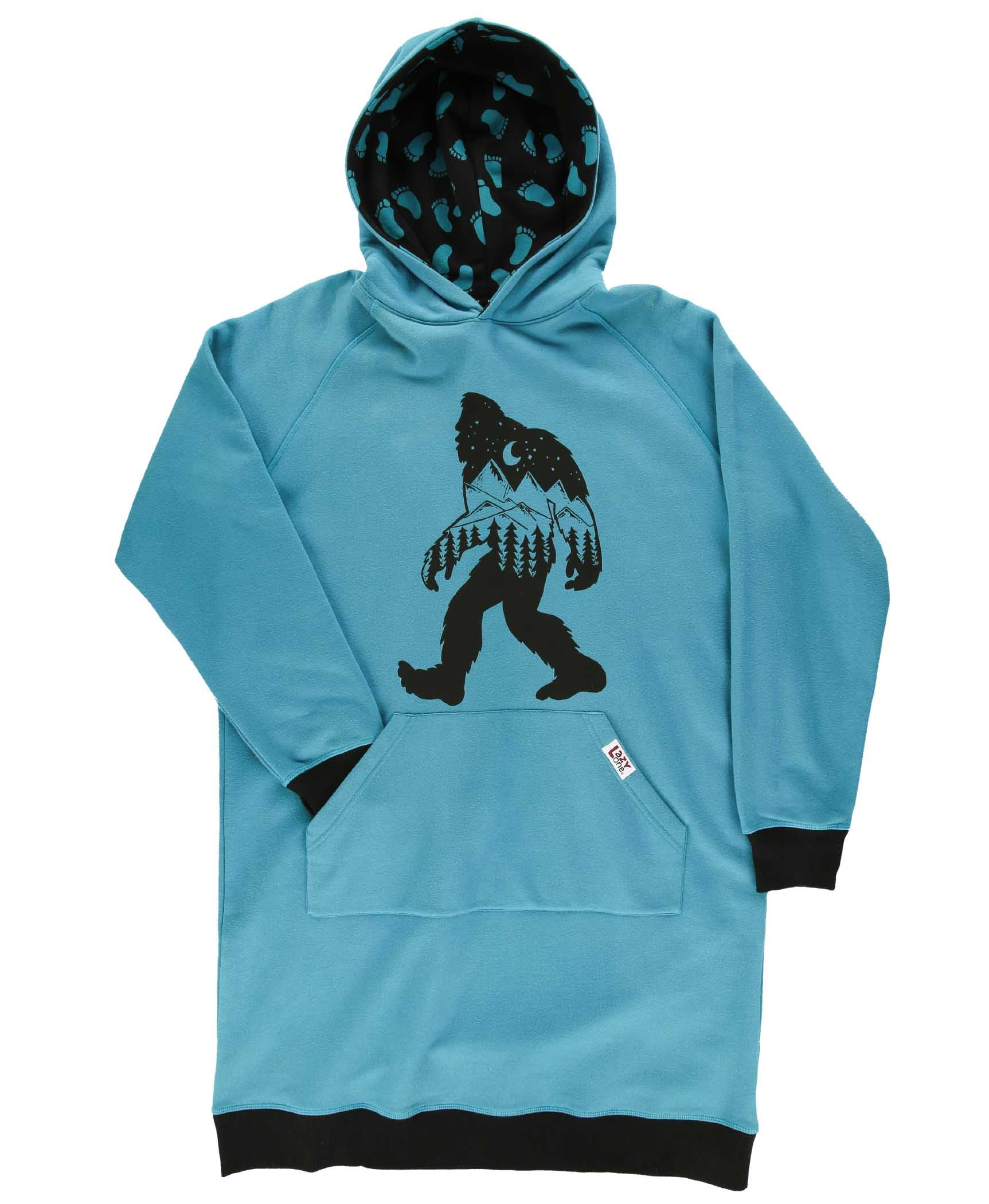 Lazy One Bluza z kapturem oversize, wygodna odzież do spania