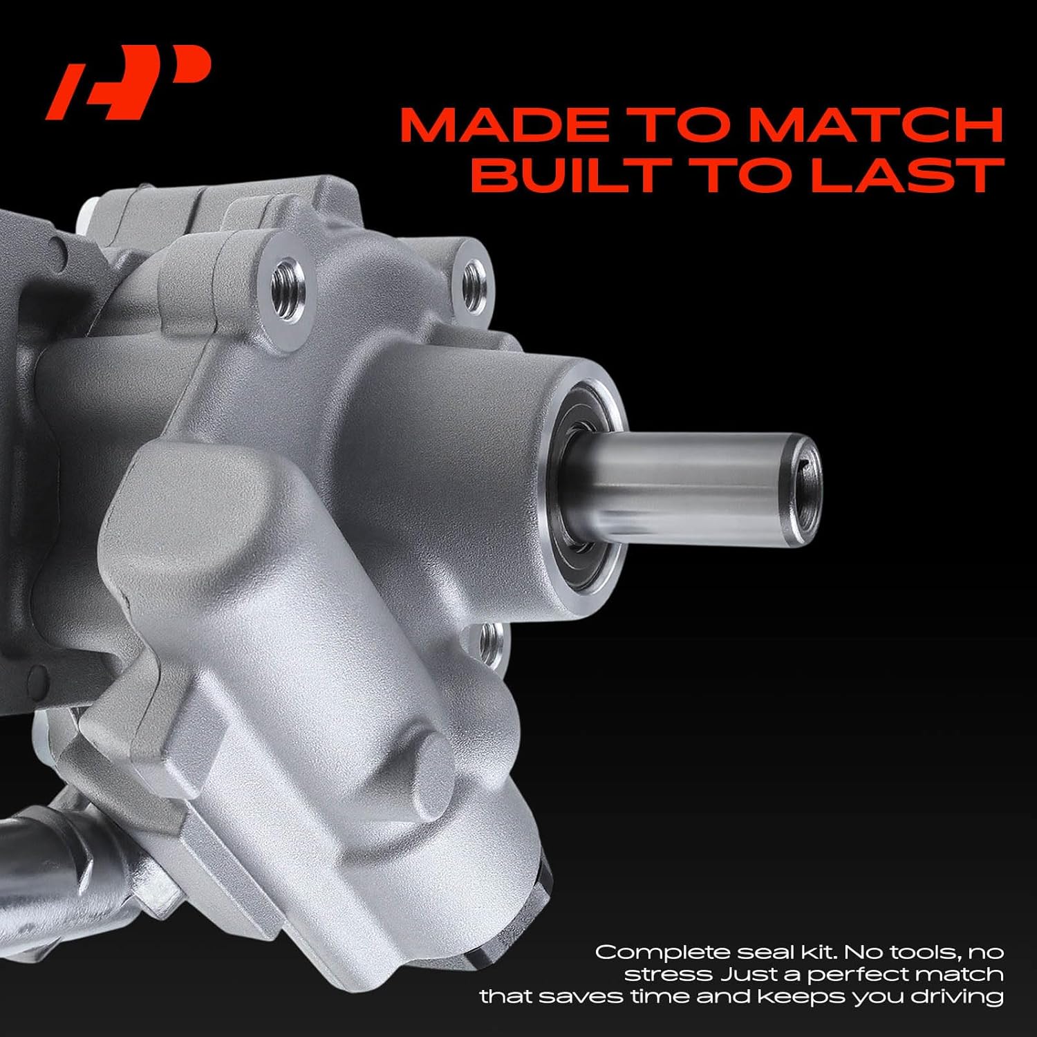 A-Premium Power Steering Pump Compatible with Chevrolet Malibu 2008-2012, Buick Rendezvous 2004-2006, Pontiac G6 2007-2009, Saturn Aura 2007-2009, V6 3.6L