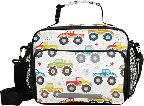 Miniatura 8 de Bolsa de almuerzo para mujeres, con diseño de patas de perro, con aislamiento, bolsa de bulldog inglés con correa ajustable para el hombro, para