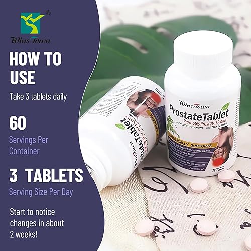 Miniatura 6 de Píldoras de próstata, suplementos para la salud de la próstata de Saw Palmetto para hombres, apoyan la salud del cabello, el tracto urinario y el