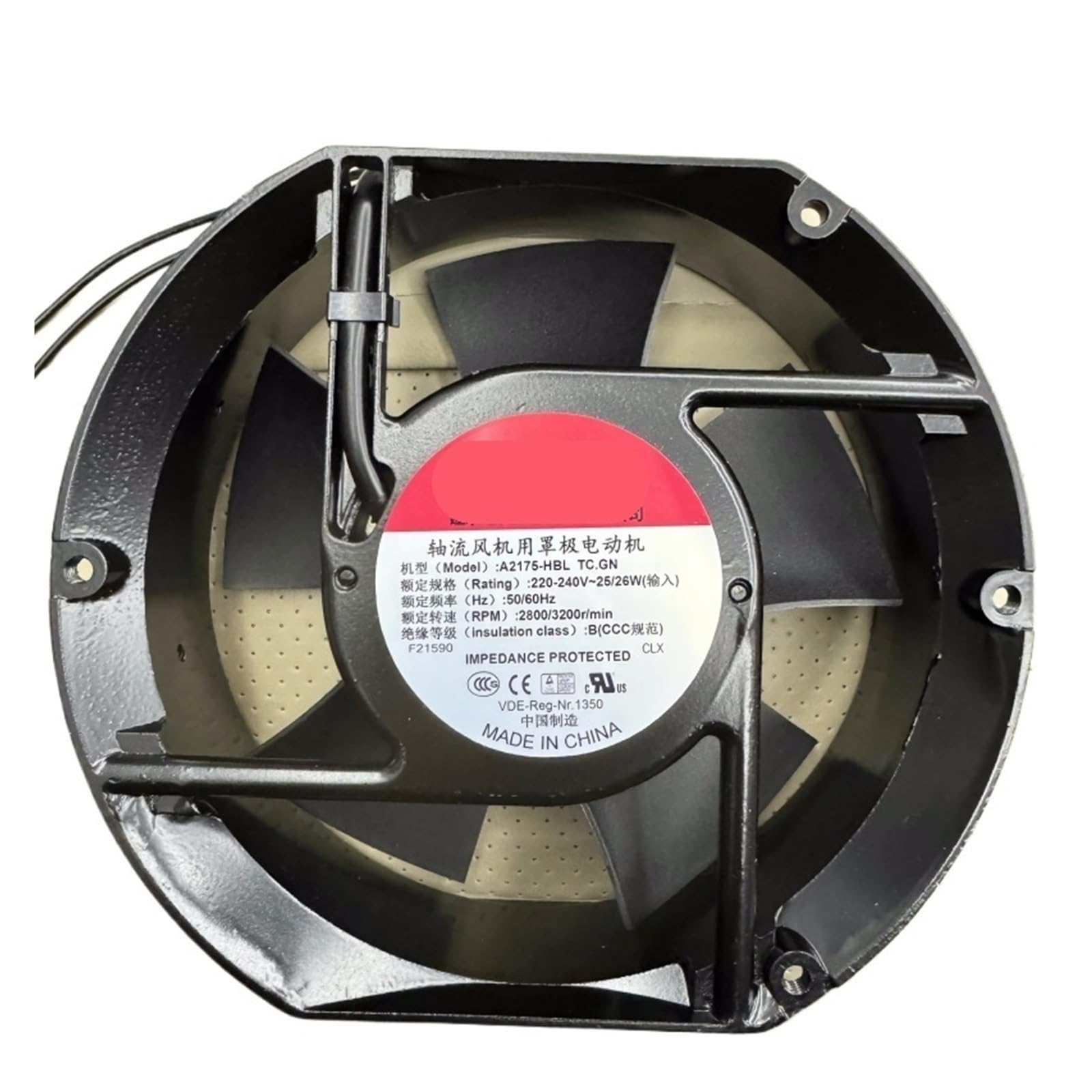 TPKMVGAP A2175-HBL.T.GN A2175-HBL.TC.GN Cooling Fan 220-240VAC Wire Leads - 2(A2175-HBL.T.GN)