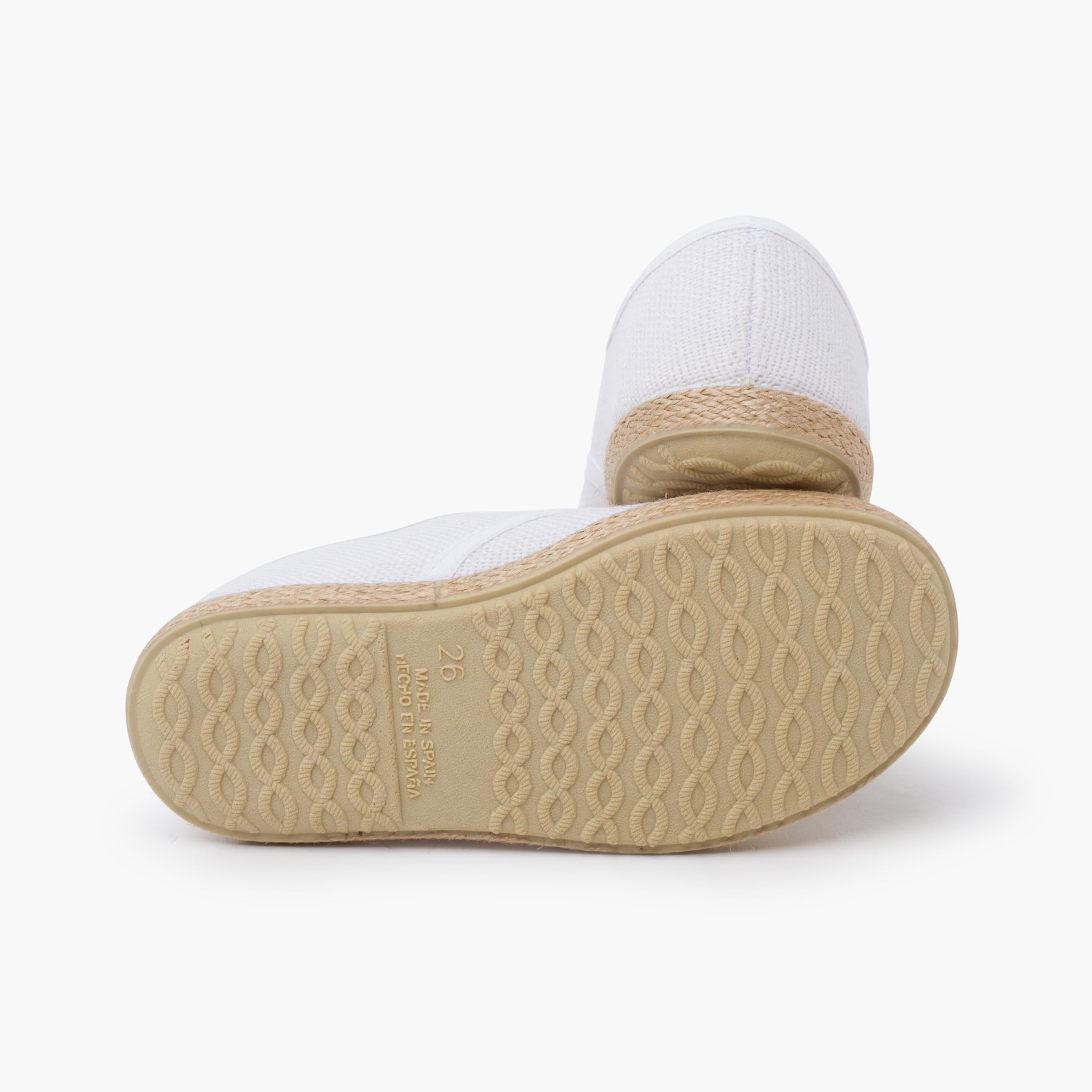 Pisamonas Scarpe Sportive Lino Suola Espadrillas e Lacci