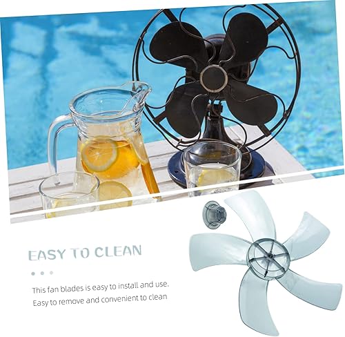 Miniatura 6 de Homoyoyo 1 juego de ventiladores universales para el hogar, aspas de ventilador para ventilador de mesa, aspas de ventilador de repuesto, aspas de