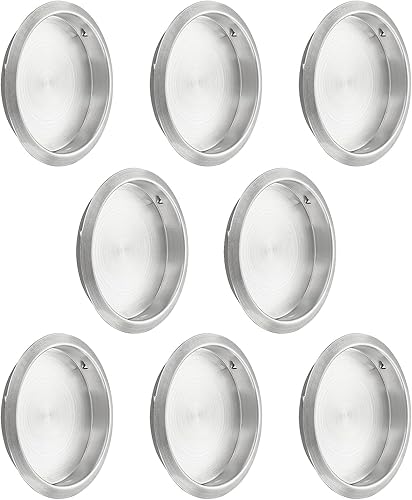 Miniatura 9 de Ravinte Paquete de 4 tiradores de dedo para puerta de armario de 2-18 pulgadas, accesorios para puerta corrediza de armario, fácil instalación a