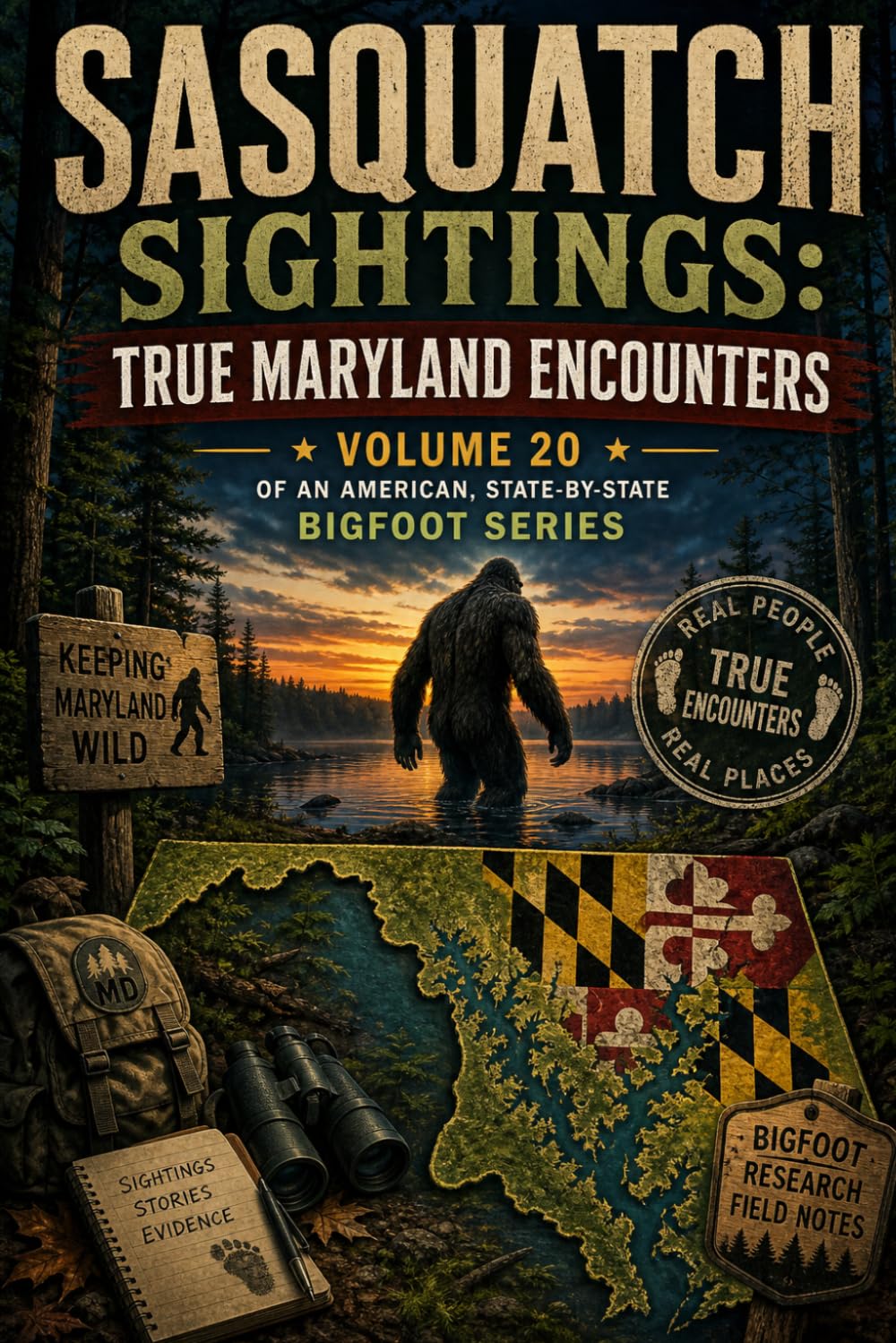 Sasquatch Sightings: True Maryland Encounters: Volume 20 of an American, state-by-state Bigfoot series (American Cryptid Chronicles: Bigfoot)