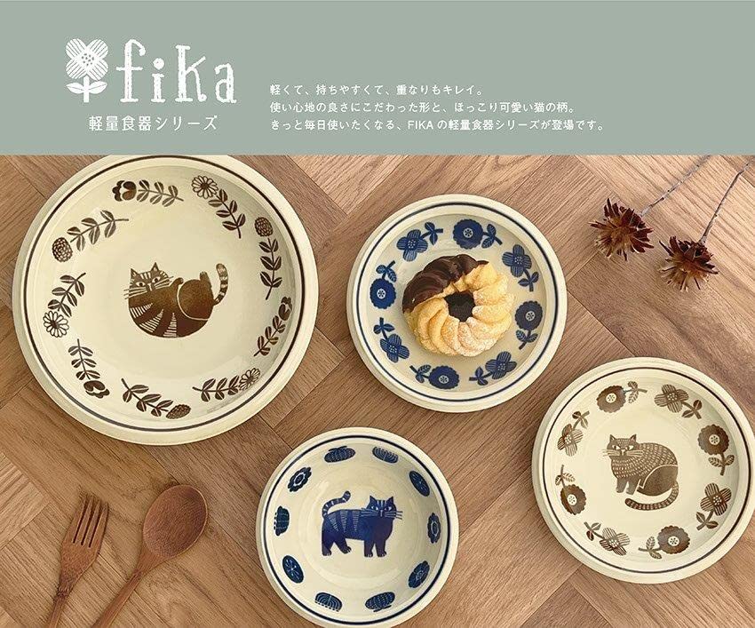 Amazon｜デコレ(Decole) 食器 FIKA 軽量食器 プレート ネイビー TW