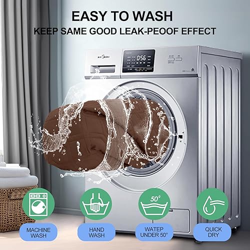 Miniatura 8 de Smiry Funda impermeable para cama de mascota, suave y lavable, para cama, sofá, reversible, perros pequeños, medianos, grandes, gatos, diseño