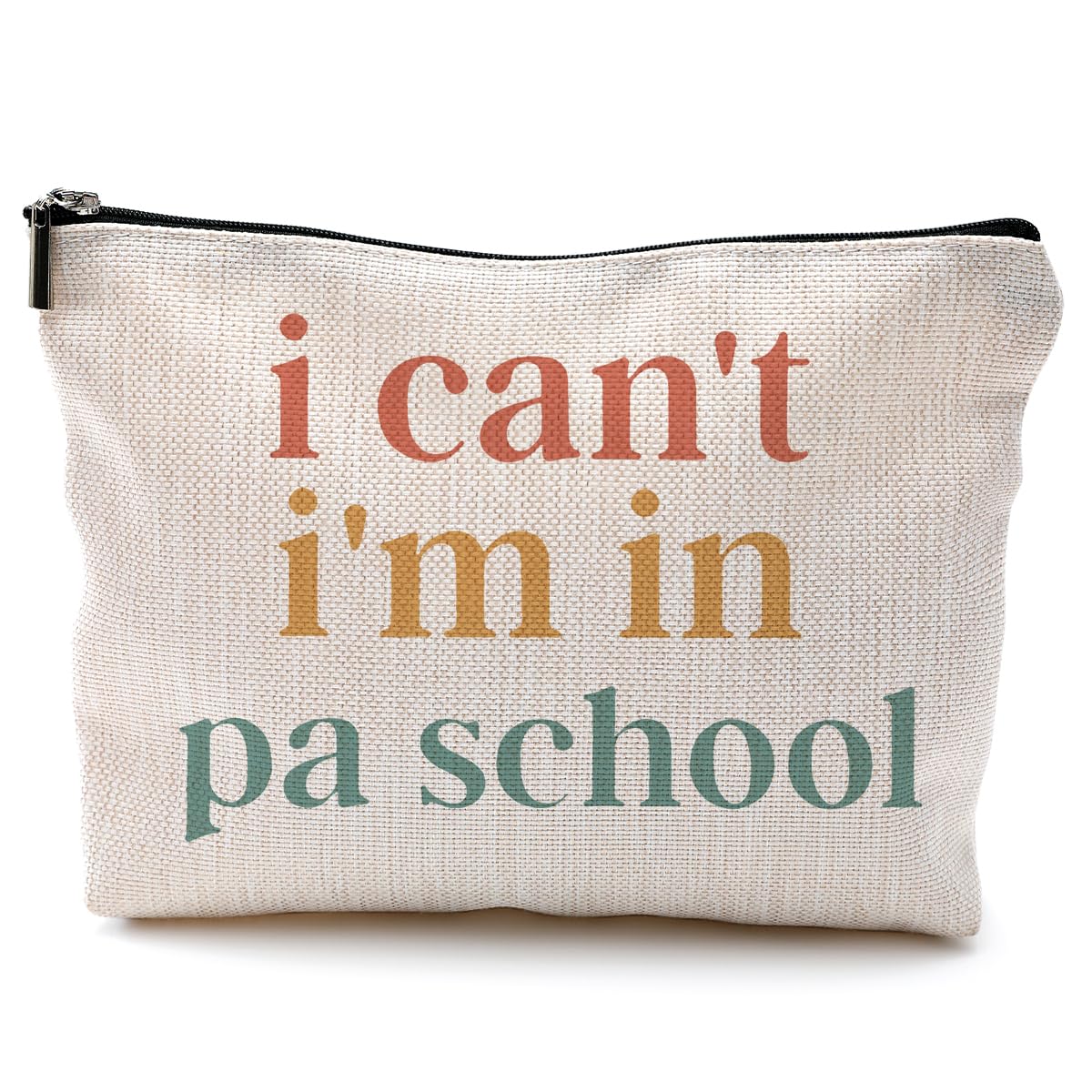 QGFM Physician Assistant Gifts for Women, Physician Assistant Makeup Bag, Physician Assistant PA Week Gifts, Medical Assistant Gifts, I Can't I'm in