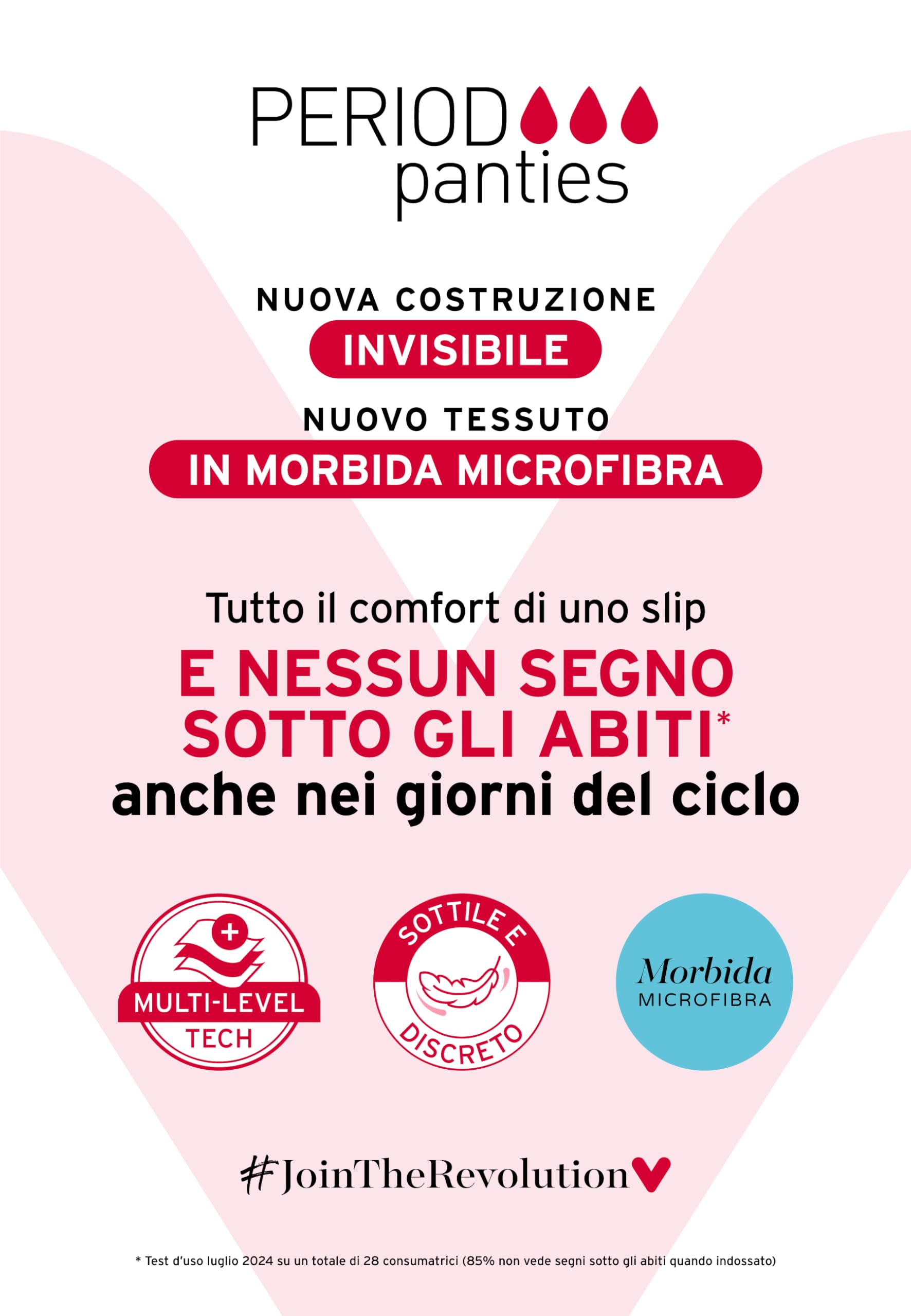 Lovable Slip da Ciclo Mestruale Flusso Abbondante | Mutande Invisibili in Microfibra, Lavabili, Riutilizzabili e Anti-Perdite | Period Panties Donna
