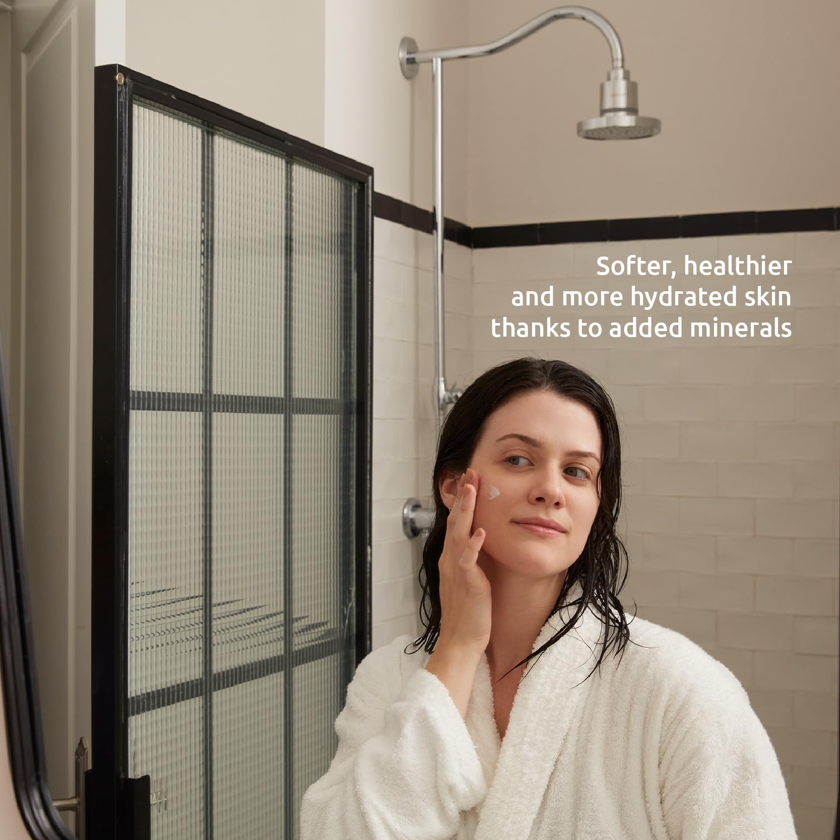 Tappwater ShowerPro Rain SMR – Cabezal ducha con filtro. Alcachofa de ducha, filtra +70 sustancias. Con tecnología KDF-55 y SMR, para piel hidratada y cabello suave y fuerte. 6 meses, 15-30.000L