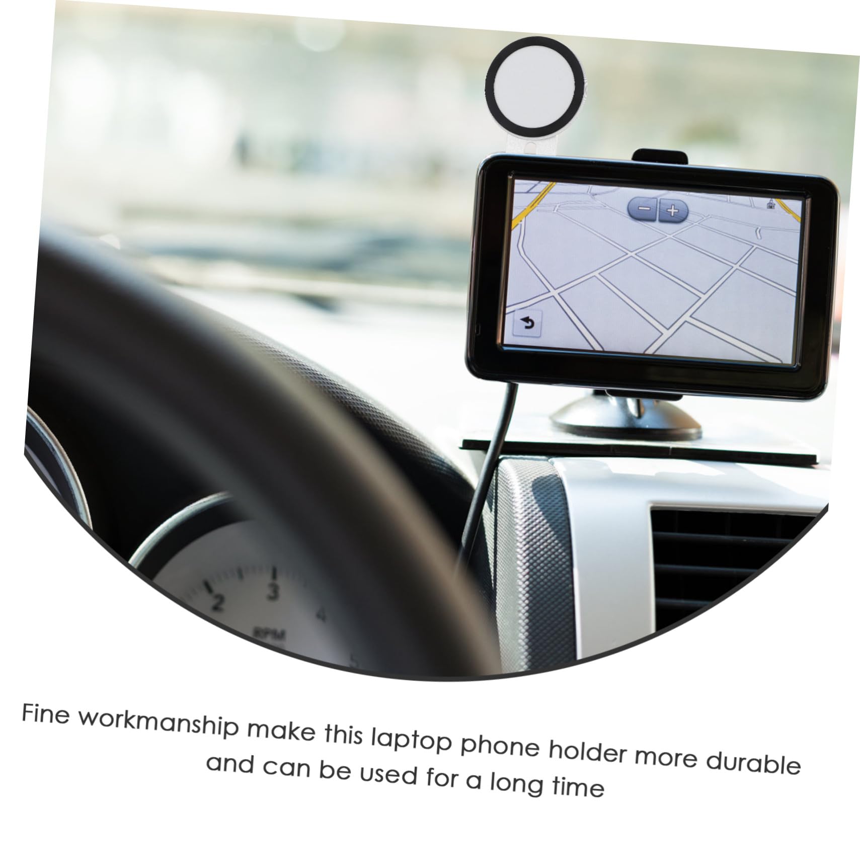 5 Pezzi Supporto Magnetico per Telefono e Laptop da Auto Design e Rotazione Adatto Tablet e Smartphone Facile da Installare e Compatto