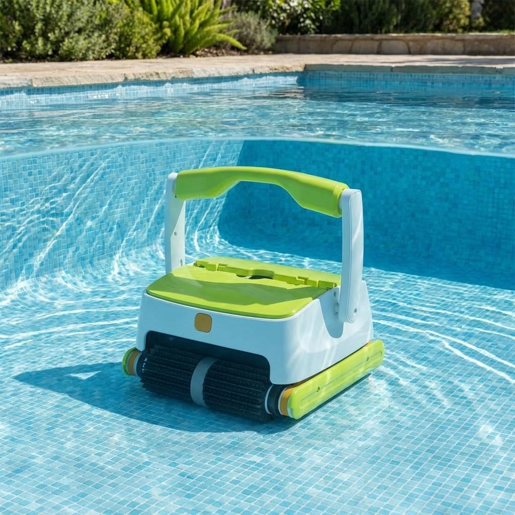 Suinga Robot limpiafondos sin cable a bateria 7500 mAh Norkel | Para fondo pared y linea de flotacion de piscinas | Potente y eficiente