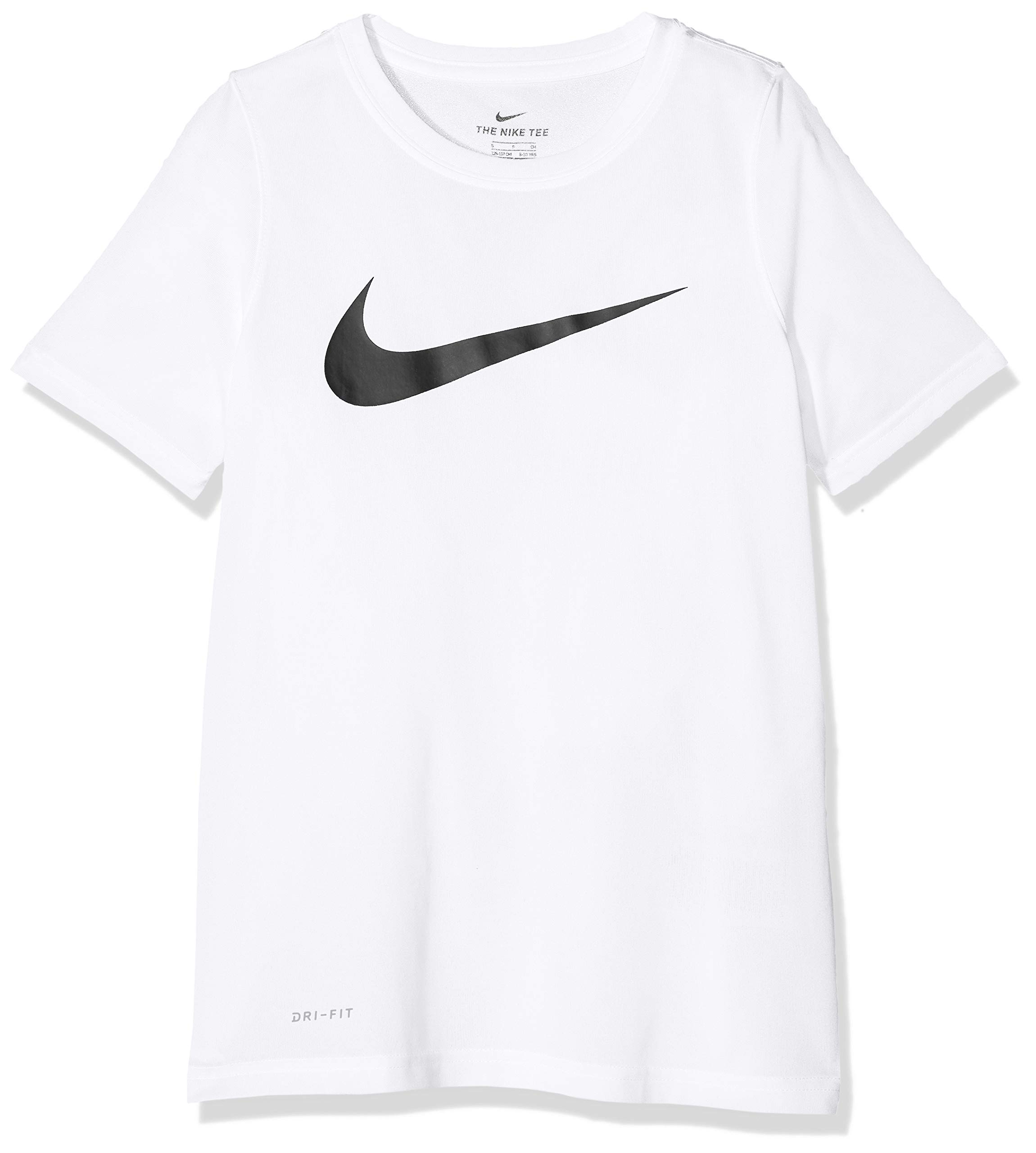 NIKE Boys' Dry Short Sleeve Swoosh Solid Tee