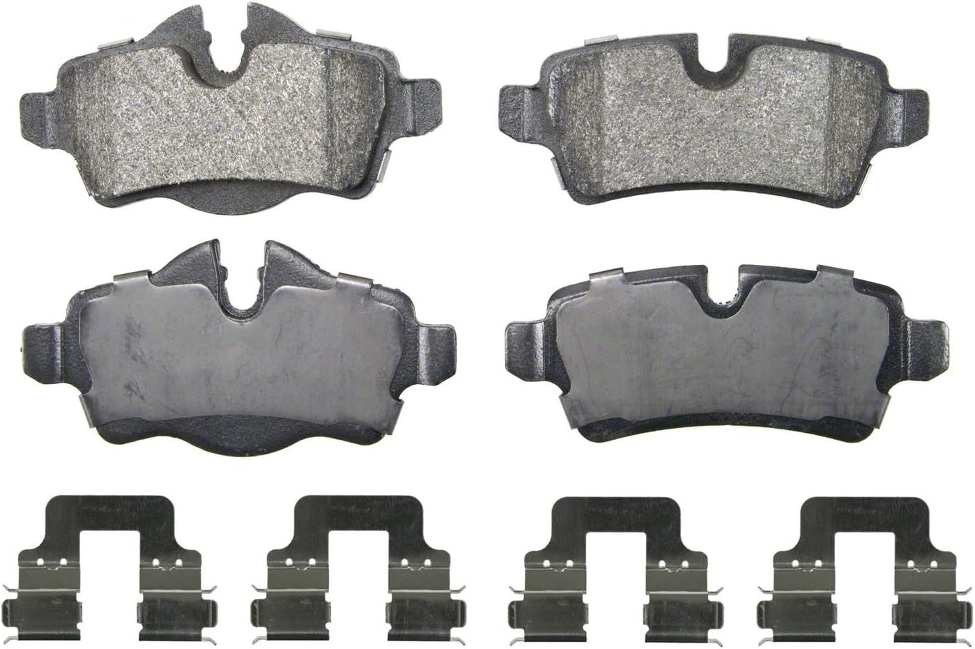 Wagner QS ZX1309 Disc Brake Pad Set, Chamfered Edges for Smooth, Quiet Stops, Fits 2009–2013 Mini Cooper
