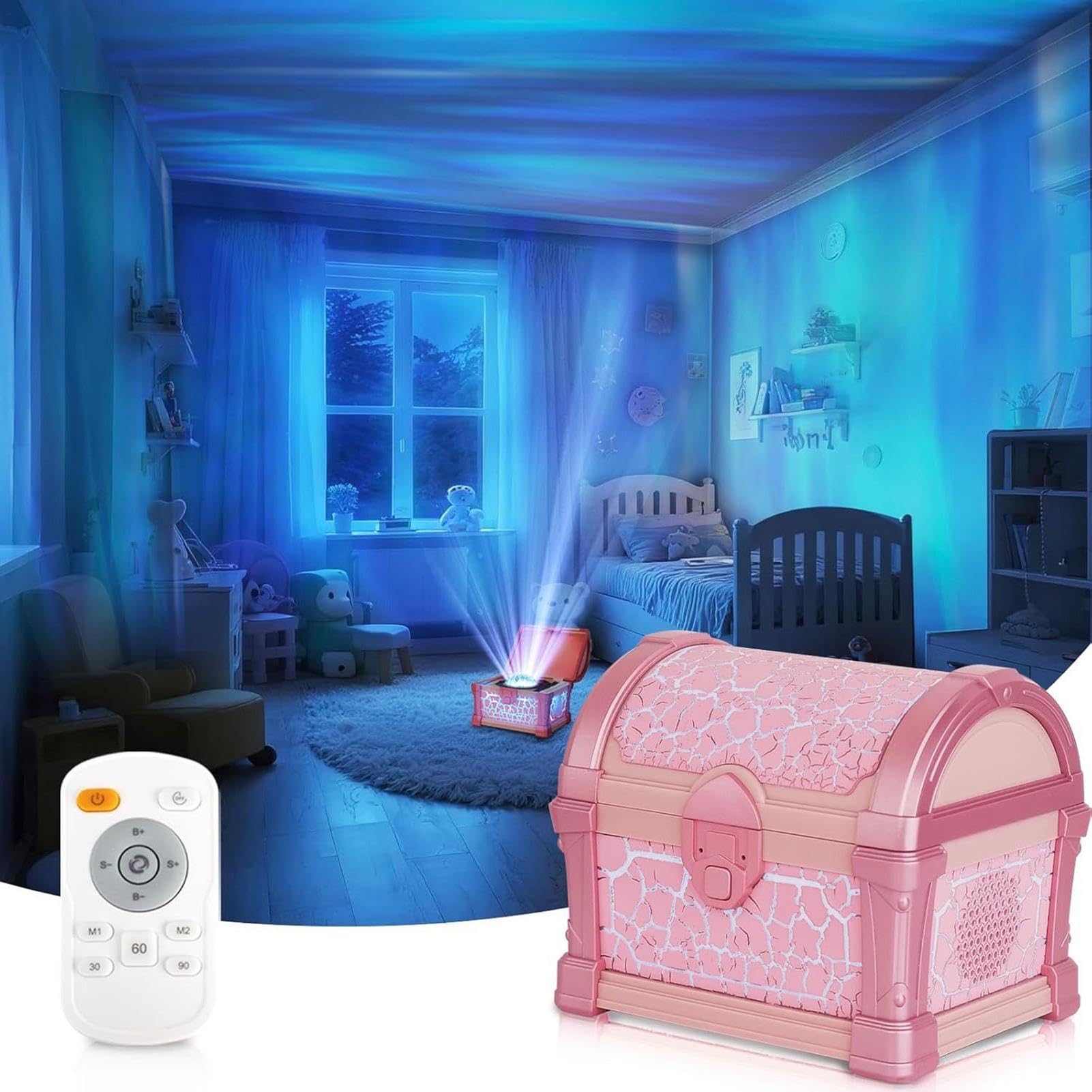 Proyector De Galaxia Para Dormitorio Lámpara Regulable Con Control Remoto | del Tesoro Proyector LED de Cielo Estrellado Para Niños Y Adultos Niños Y Niñas Mujeres Mamá E Hija Mesilla De Noche Y