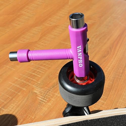 Vista 21 de Vanpro Herramienta de patinaje todo en uno. Se utiliza para la instalación y mantenimiento de varias patinetas y patines, etc.