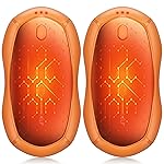 Hand Warmers Rechargeable, Electric Hand Warmers 2 Pack with Smart Chips Long Safe Heat, Portable Pocket Heater,Gifts for Christmas,Golf,Camping,Hunting, Stocking Stuffers