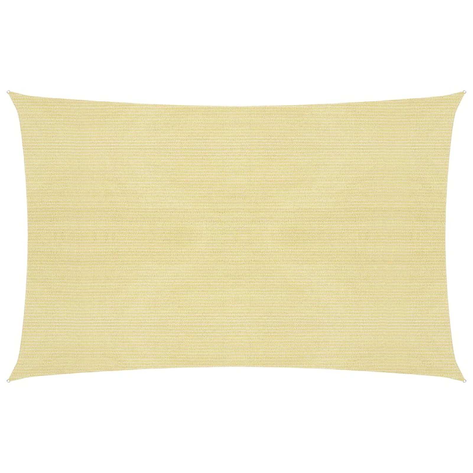 ZEYUAN Vela Parasole 160 g/m² Beige 3x4,5 m in HDPE,Vela Parasole,Vele Parasole da Giardino,Tenda a Vela Parasole,Respirante,Impermeable,Anti UV