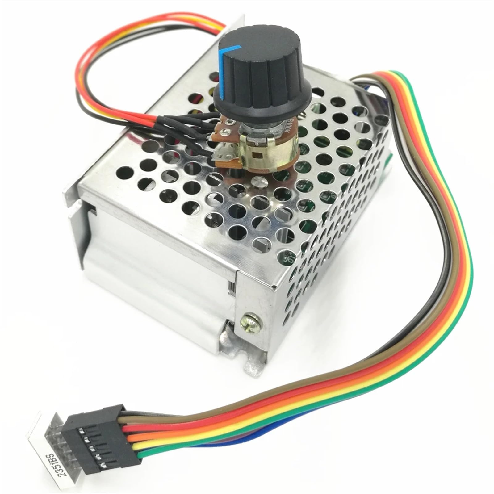 50 Uds. Controlador de velocidad del motor de CC PWM pantalla Digital 0 ~ Módulo de accionamiento ajustable 6V ~ 60V entrada Max30A con funda