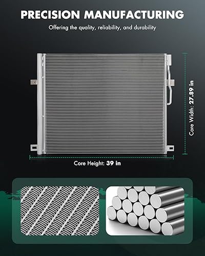 Vista 259 de SCITOO Aire acondicionado condensador compatible con Chevrolet, para modelos GMC - Silverado 2500 HD 2015-2019 - Sierra 2500 HD 2015-2019 - 6.0L
