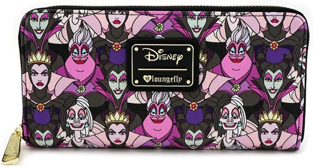 Loungefly x Disney Villains Print Wallet
