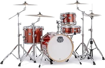 Mapex Mars 4-Piece Bop Shell Pack w/ 18" Bass Drum - Blood Orange Sparkle MA486SOR