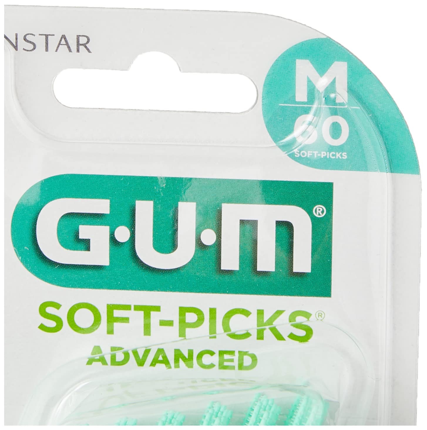 GUM 650 SOFTPICKS Advanced Regular, 60 pezzi, verde, standard