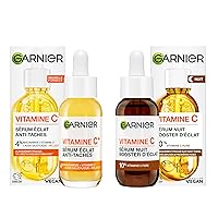 Garnier Skin Active Cofanetto siero giorno anti macchie scure + siero notte booster di lucentezza