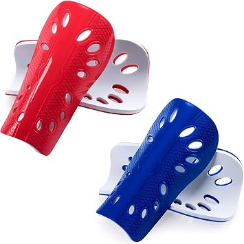 Soccer Shin Guards, 2 Pair Lightweight and Breathable Shin Guard Sleeves for Adults Football Player, Calf Protective Gear Shin Guards for Men Women Bigger Shin Guards