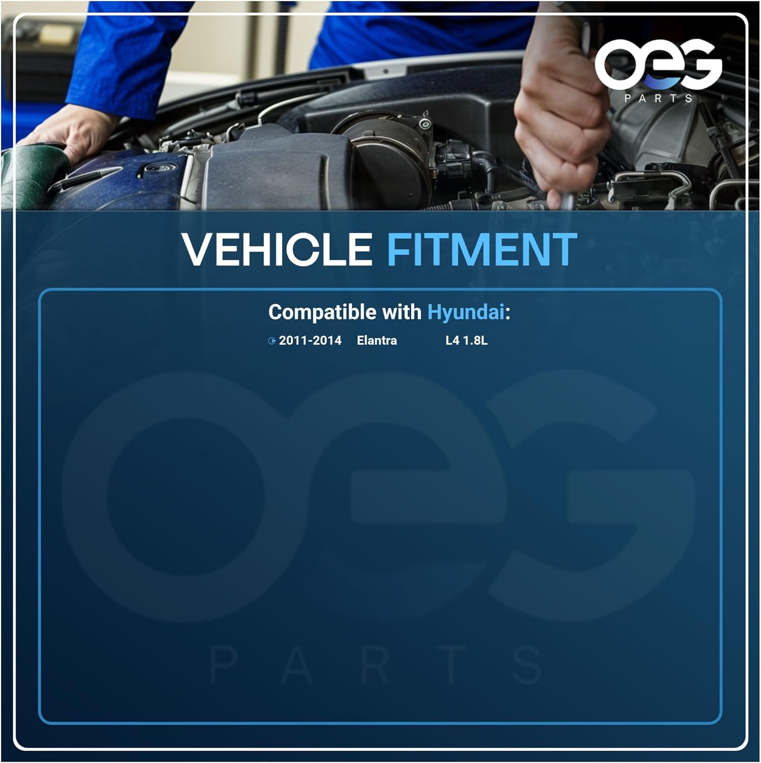 OEG Parts New Starter Compatible with Hyundai Elantra 1.8L 11 12 13 14 2011-2014 8000372, 8000499, 36100-2E500, 36100-2E550