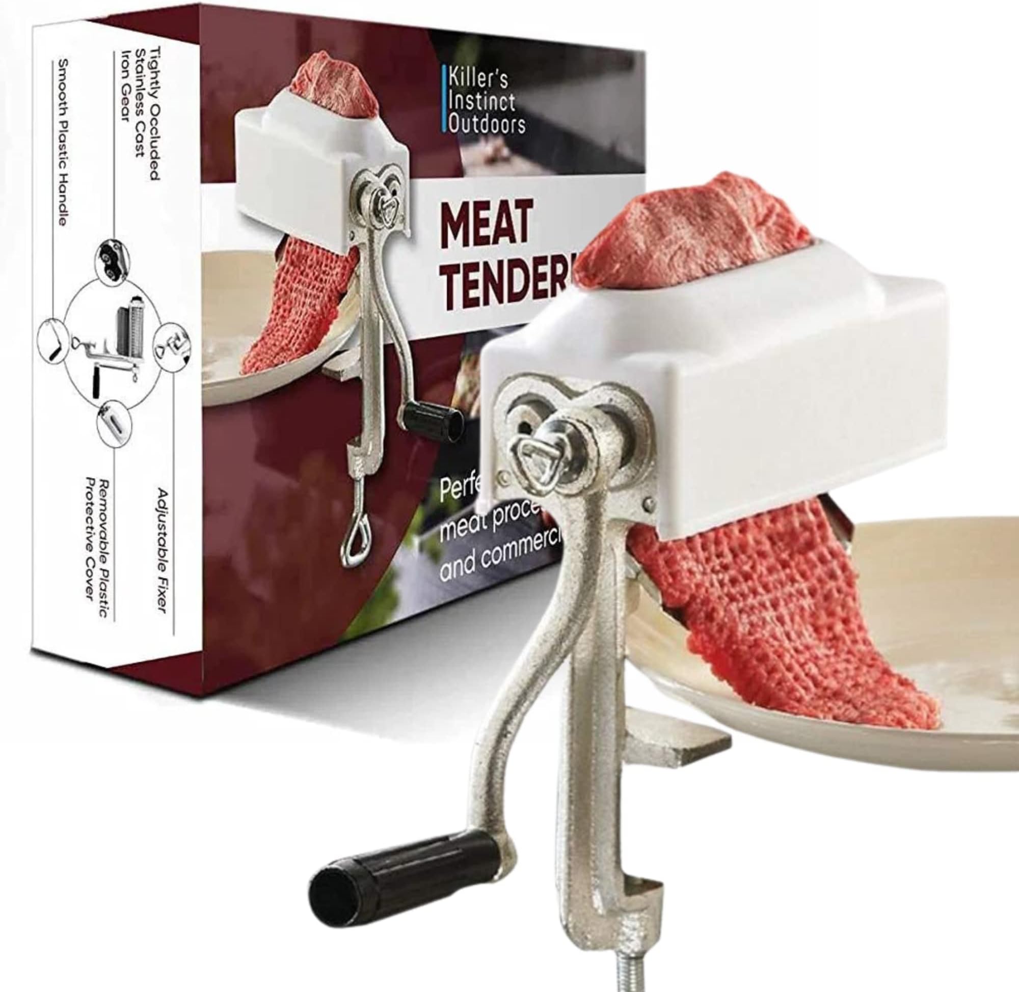 Killer's Instinct Outdoors Commercial Meat Tenderizer Cuber Heavy Duty Steak Flatten Hobart Kitchen Tool