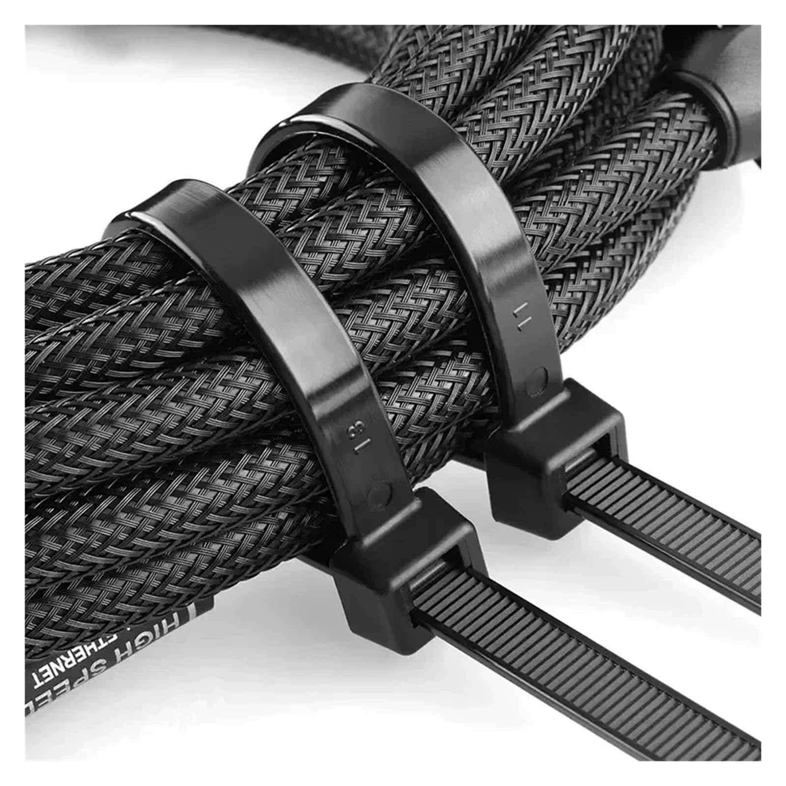 Fascette in Nylon, Resistenti Fascette No-UV for Uso Industriale all'aperto(8x500mm)